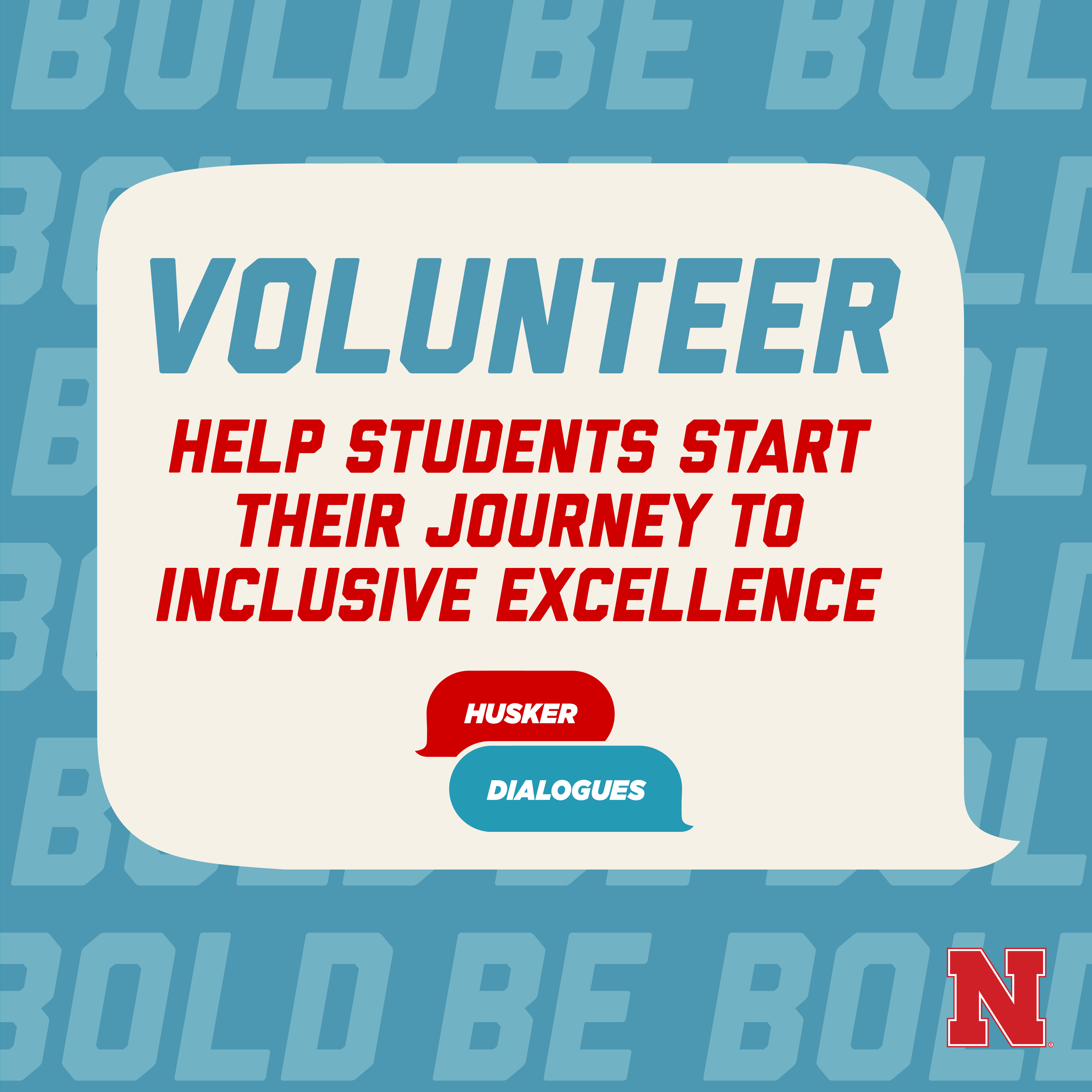 Join Husker Dialogues and and help incoming first-year students.