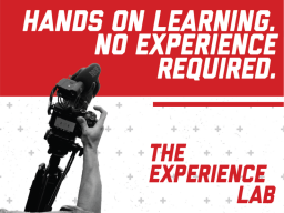 Apply to be in CoJMC's Experience Lab