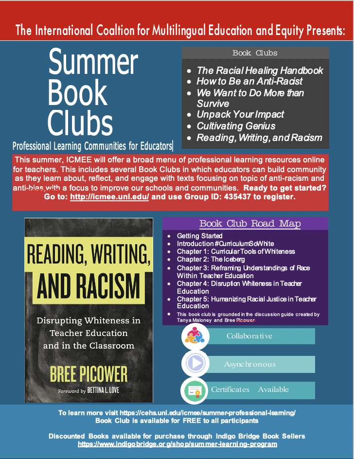 Reading, Writing and Racism Summer Book Club