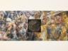 Lindsay Graef, "TUMMYACHE:  uprising," 16" x 30", digital, mezzotint and silkscreen, 2011.