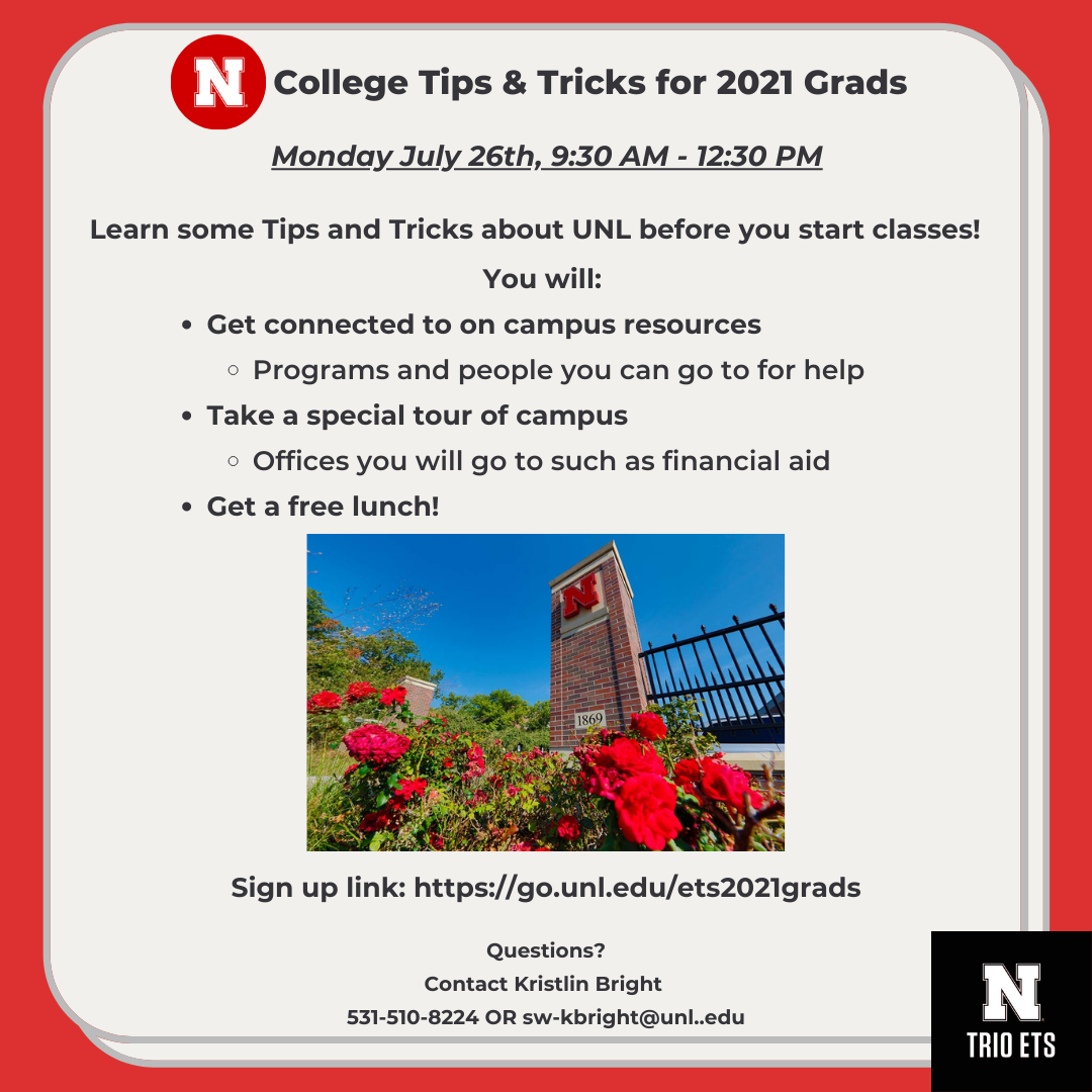 ETS UNL Tips & Tricks