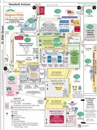 Lancaster Event Center Fairgrounds map for the 2021 Super Fair