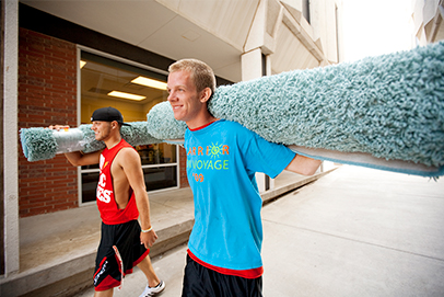 If your student is living in the residence halls, watch your inbox for additional move-in details.