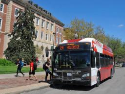 Use campus buses and public transportation to cut down your expenses during college.