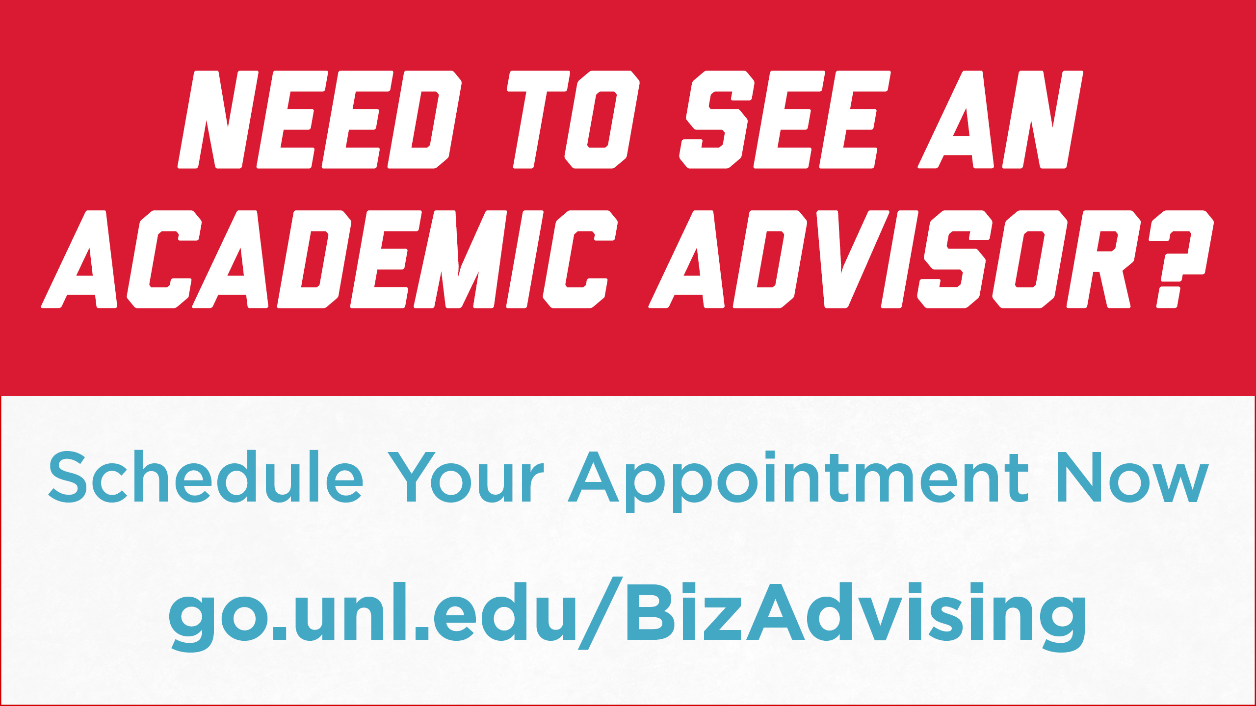 Academic Advisors Are Available