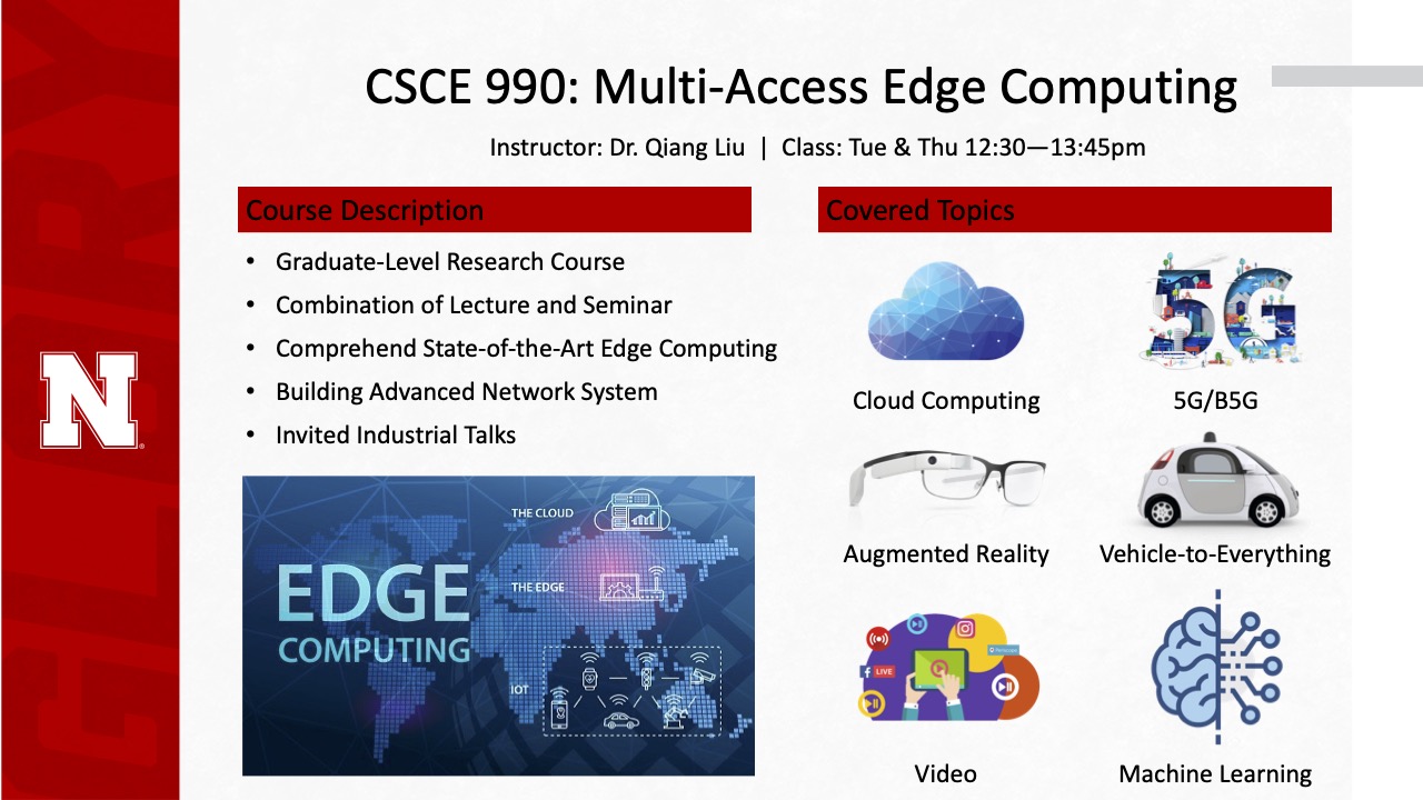 Enroll in CSCE990: Multi-Access Edge Computing.