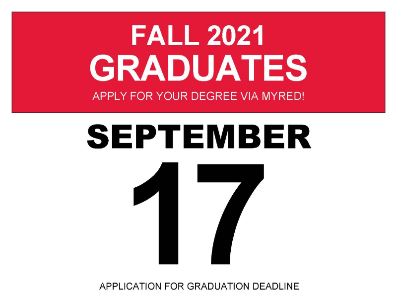 Application for Fall 2021 Graduation