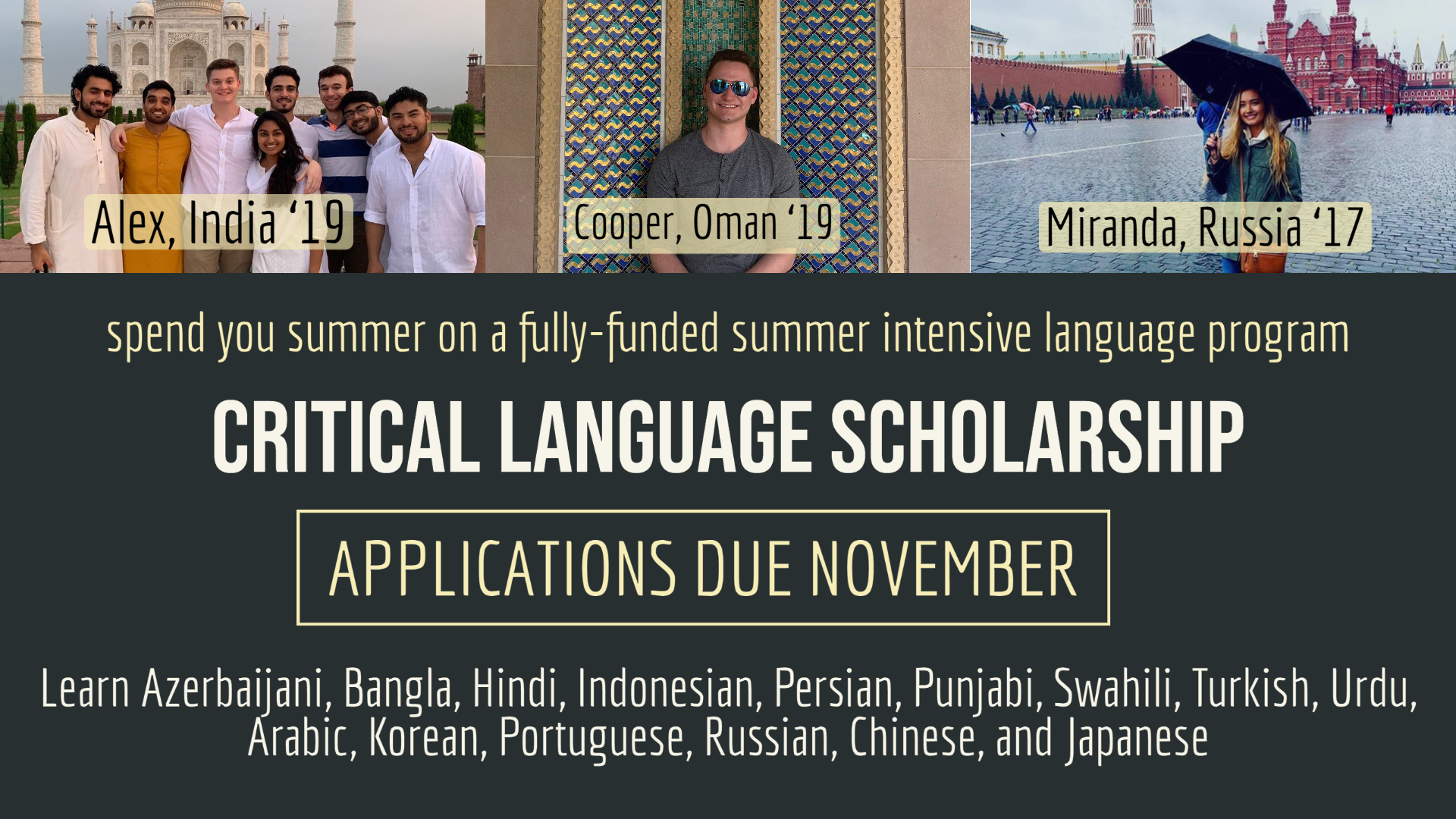 Apply for a Fully-Funded Language Scholarship