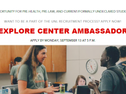 Apply to be an Explore Center Ambassador