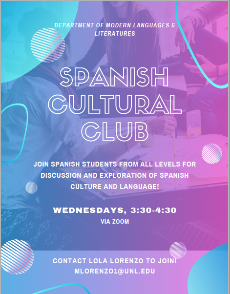 Check out our Spanish Cultural Club!