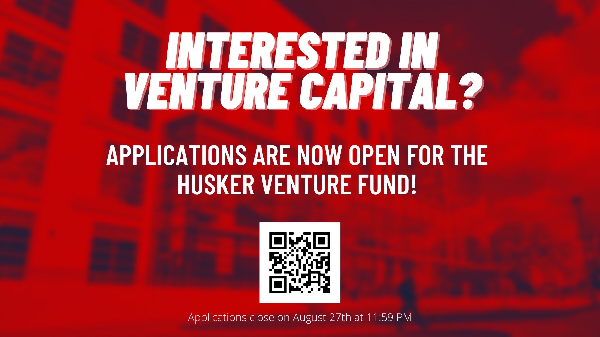 Application to the Husker Venture Fund