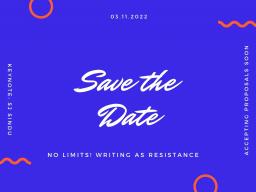 No Limits! Writing as Resistance