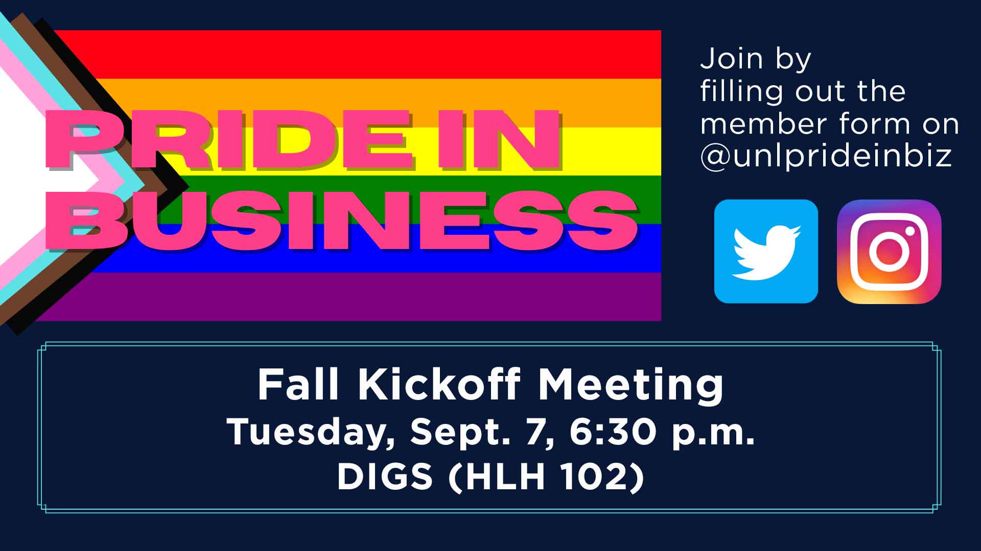 Attend Pride in Business Kickoff Meeting