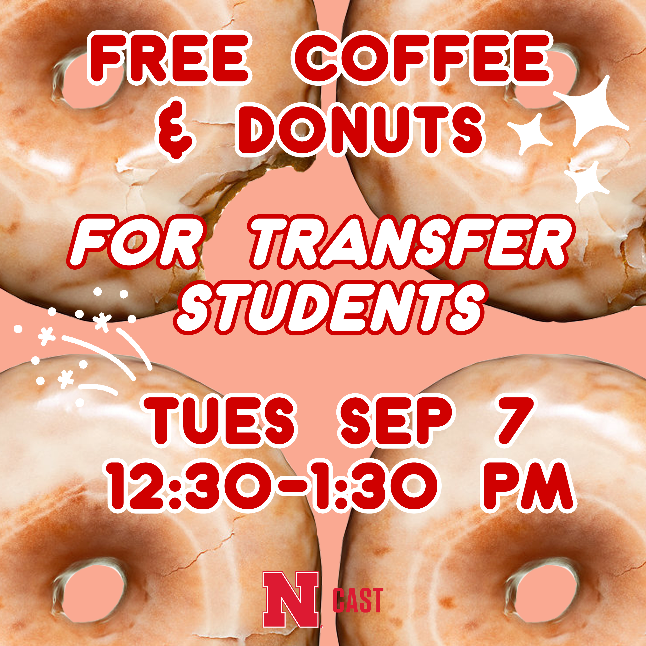 FREE Coffee and Donuts for Transfer Students!