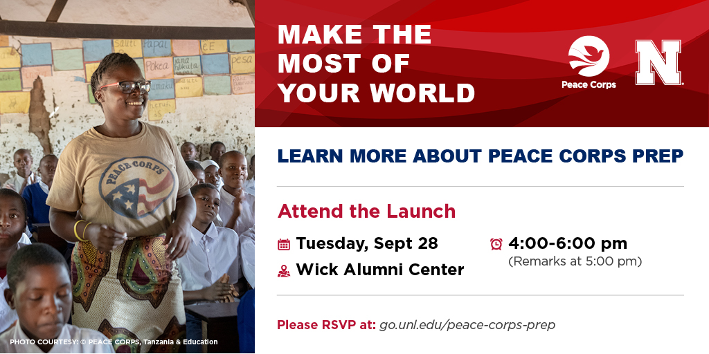 Nebraska's Peace Corps Prep - Attend the Launch!