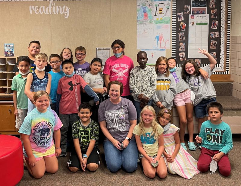 Danielle Dudo a fourth-grade teacher at Newell Elementary School, Grand Island Public School District is the ORIGO Education Teacher of the Month for August 2021.