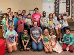 Danielle Dudo a fourth-grade teacher at Newell Elementary School, Grand Island Public School District is the ORIGO Education Teacher of the Month for August 2021.