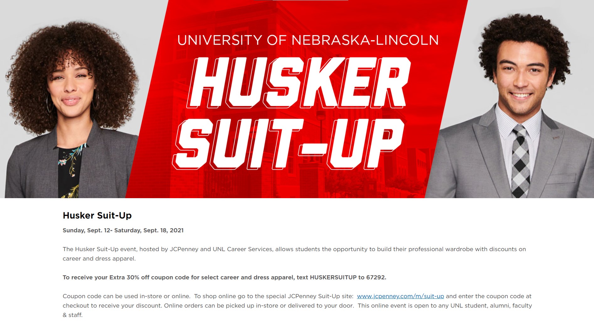 Husker Suit Up, Announce