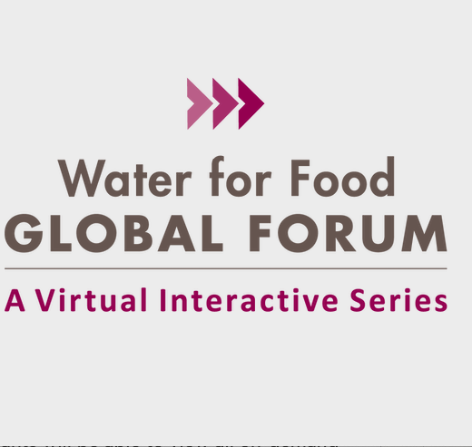 The Water for Food Global Forum will be held throughout the month of October.