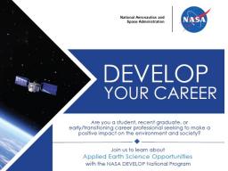 Learn About the NASA DEVELOP National Program