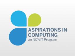 NCWIT Aspirations in Computing