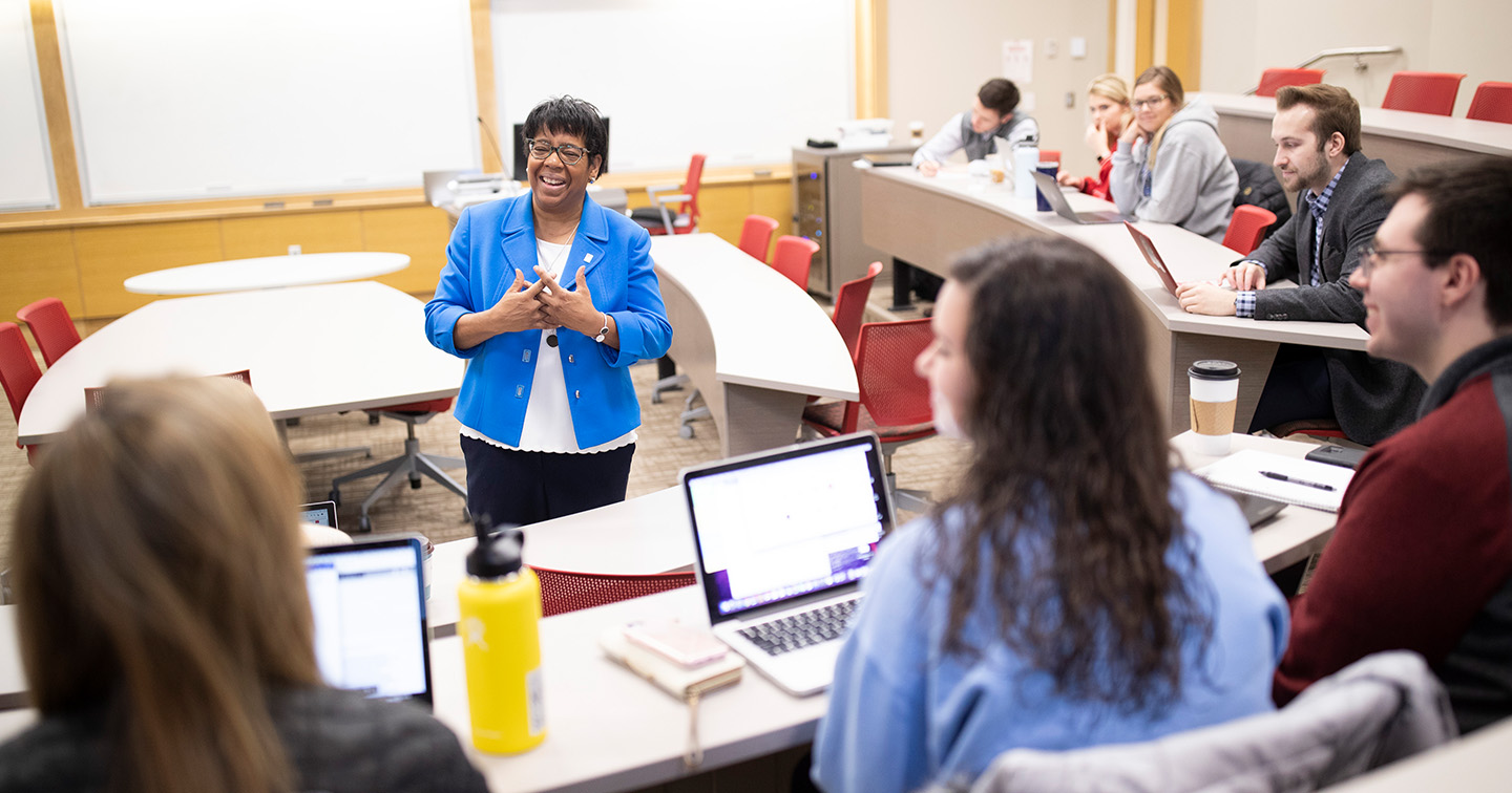 The new business and law major at Nebraska offers students an interdisciplinary education in which they gain foundational legal knowledge to better solve business challenges.