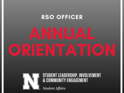 RSO Officer Annual Orientation
