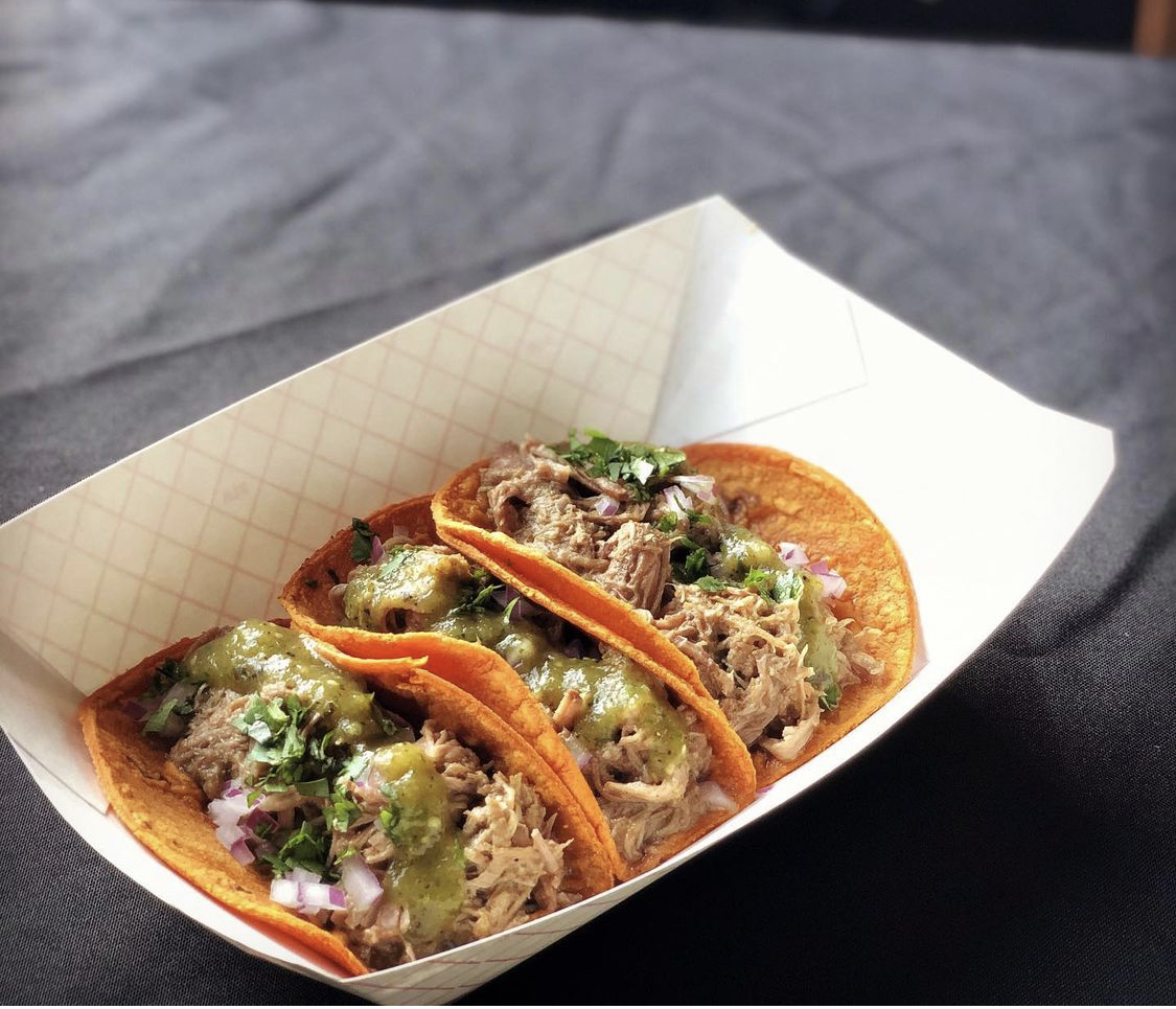 Porkccentric tacos are just one of the featured entrees you can enjoy at Food Truck Night. [Photo courtesy of porkccentric on Instagram]
