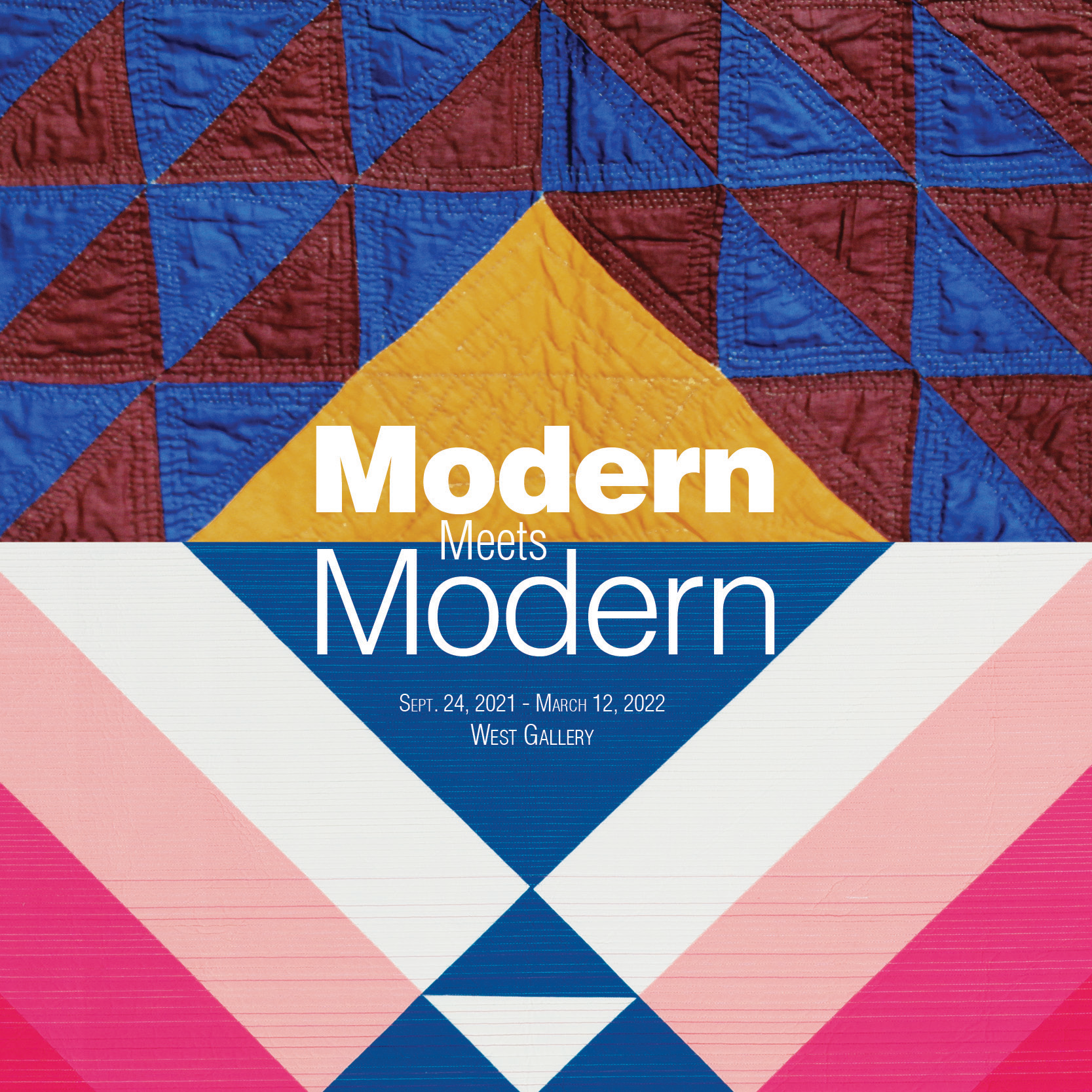 Modern Meets Modern Exhibition poster