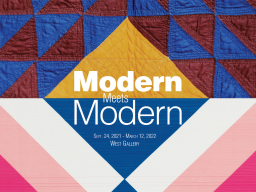 Modern Meets Modern Exhibition poster