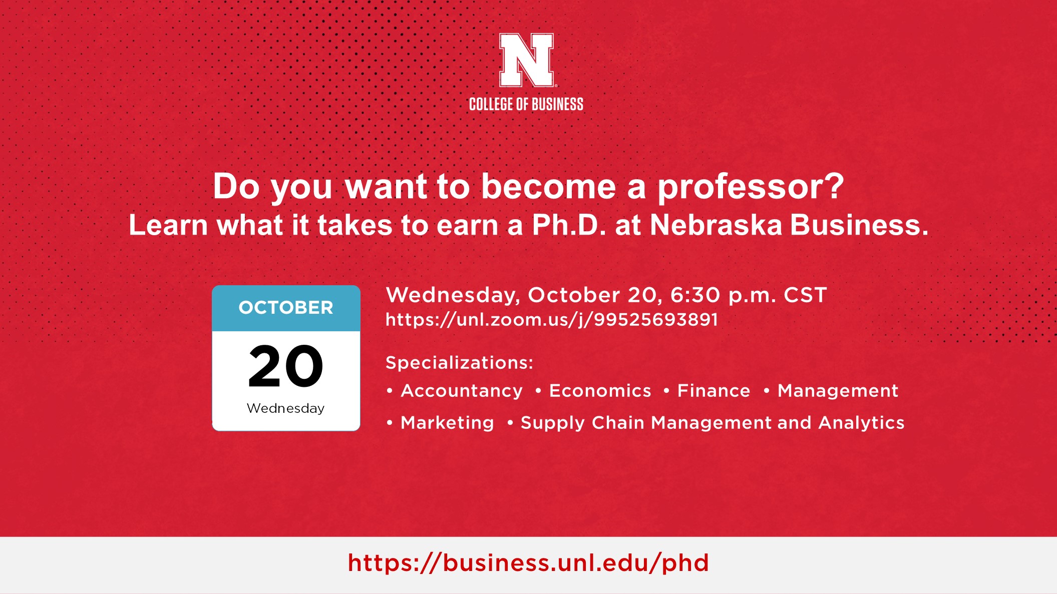Nebraska Business PhD Programs