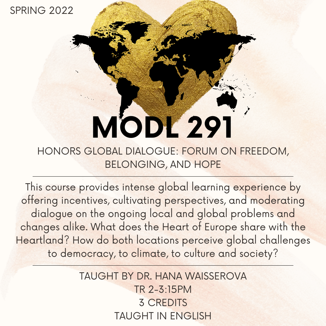 MODL 291: Honors Global Dialogue: Forum on Freedom, Belonging, and Hope