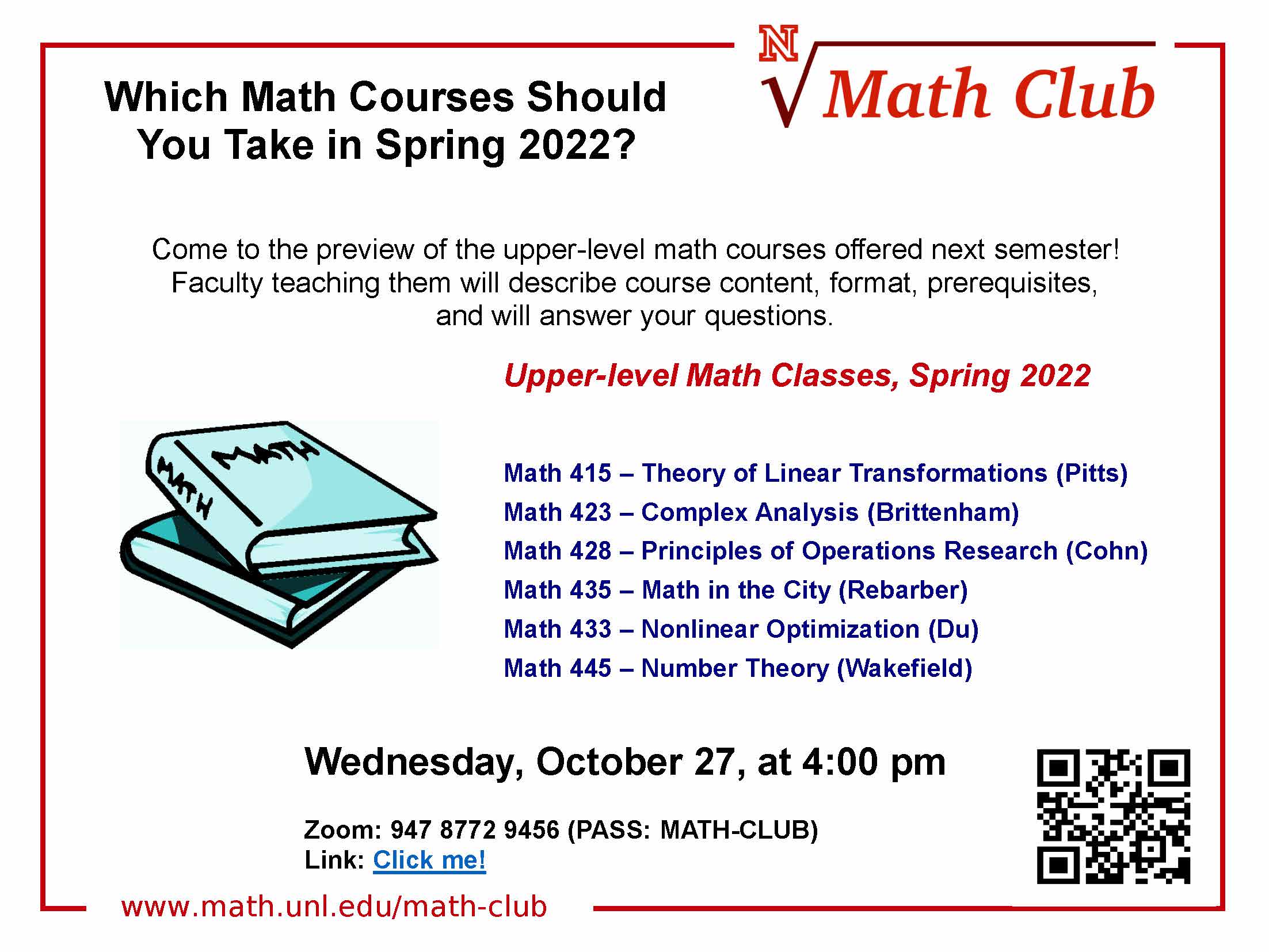 Gmu Academic Calendar Spring 2022 Math Club: Spring 2022 Course Preview Event! | Announce | University Of  Nebraska-Lincoln