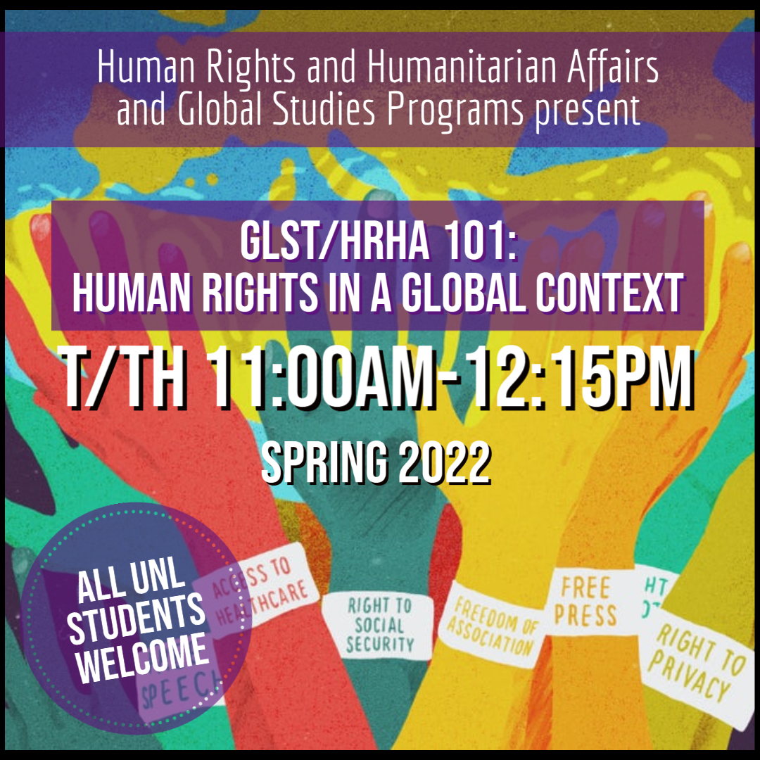 GLST/HRHA 101: Human Rights in a Global Context