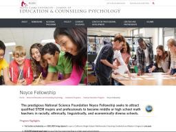 Santa Clara University’s NSF Noyce Fellowship