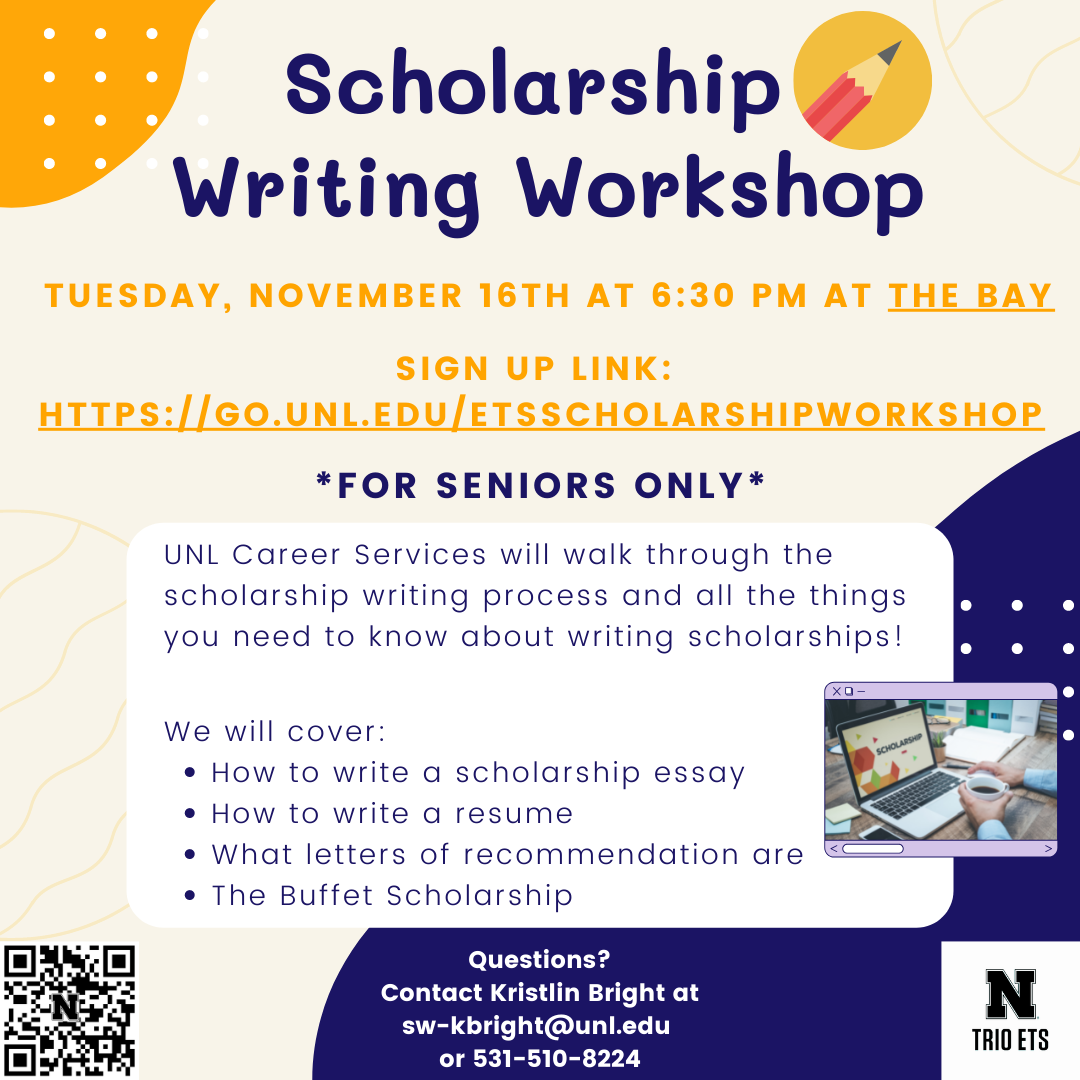 ETS Scholarship Writing Workshop