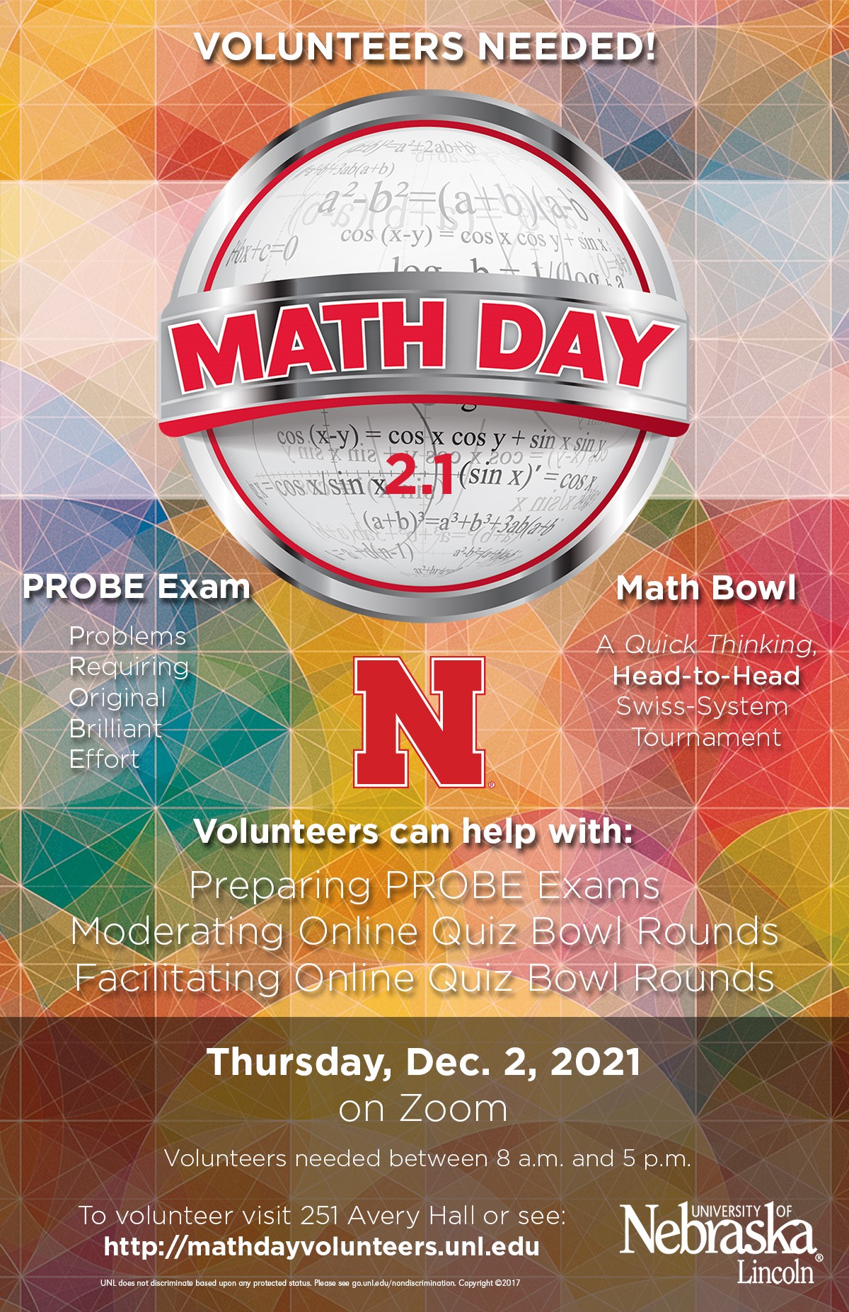Math Day Volunteers Needed!