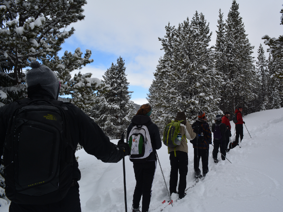 Huskers will explore scenic alpine trails by foot, cross-country skis, and/or snowshoe during the five-day trip to Colorado.