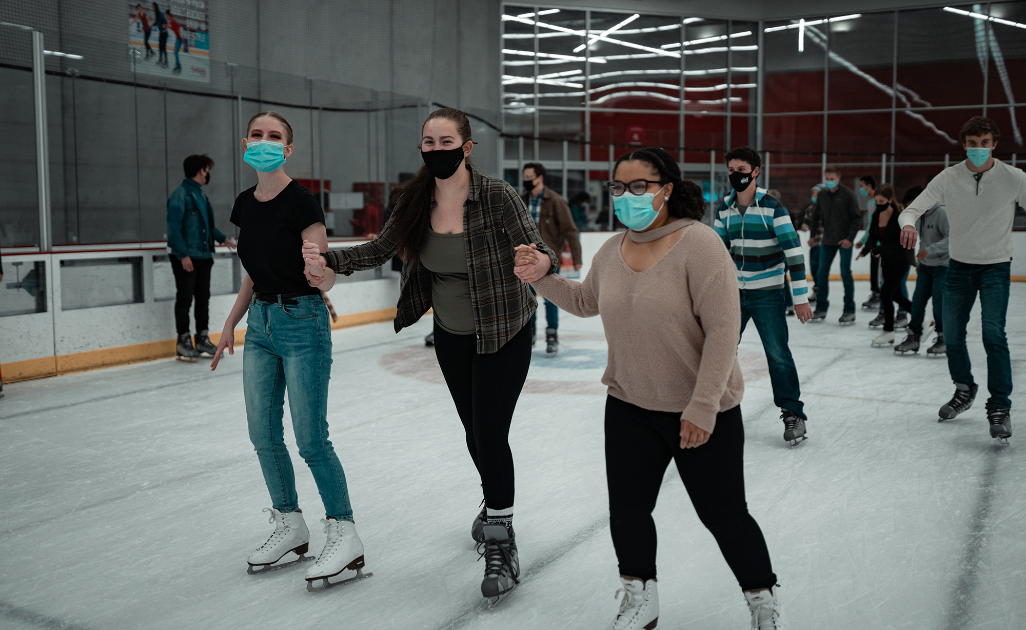 Free Skate Night for Husker students at the Breslow Ice Center will happen on Nov 5, 2021. [Mike Jackson | Student Affairs]