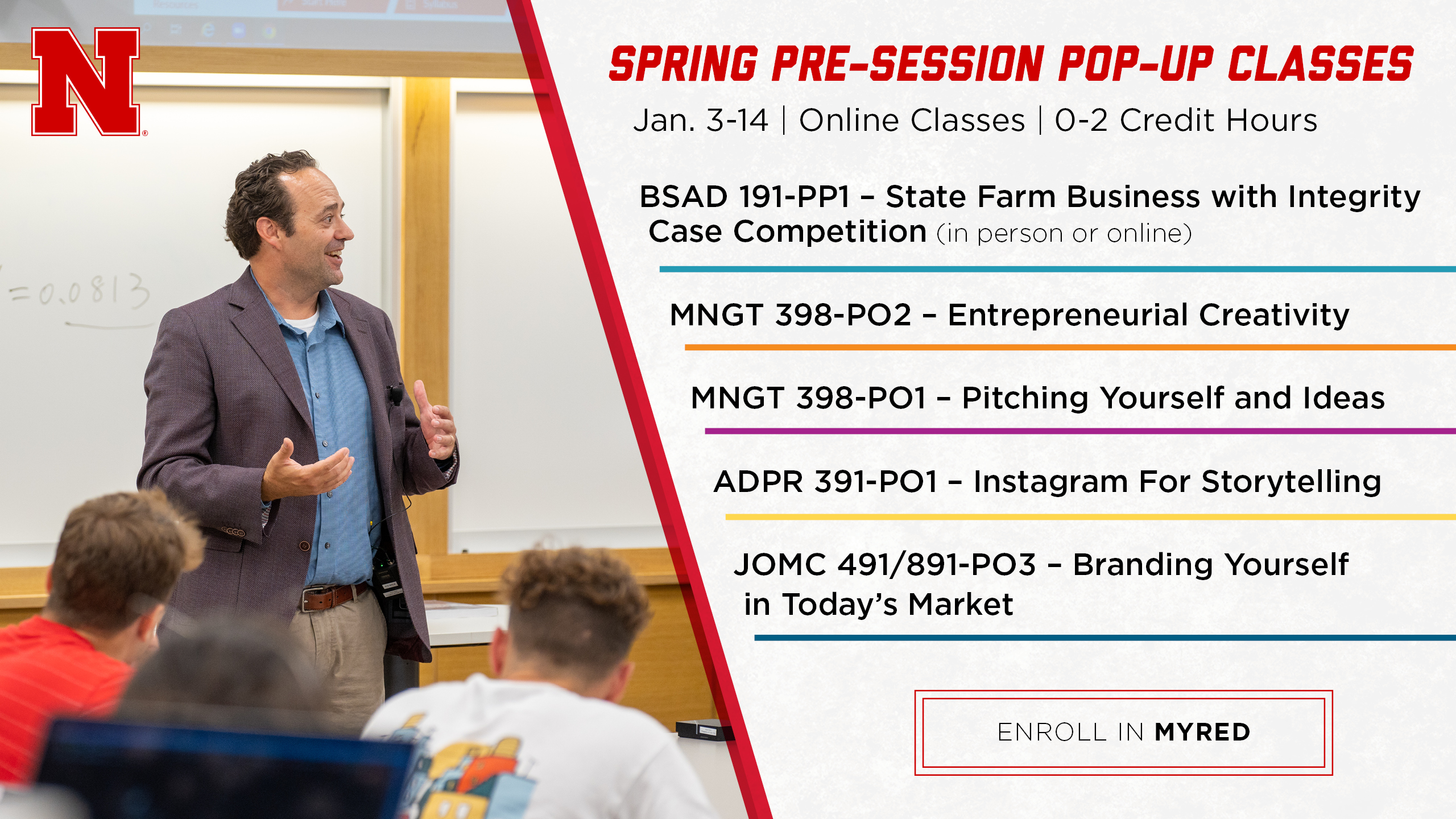 spring pre-session classes