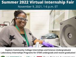 Summer 2022 Virtual Internship Fair