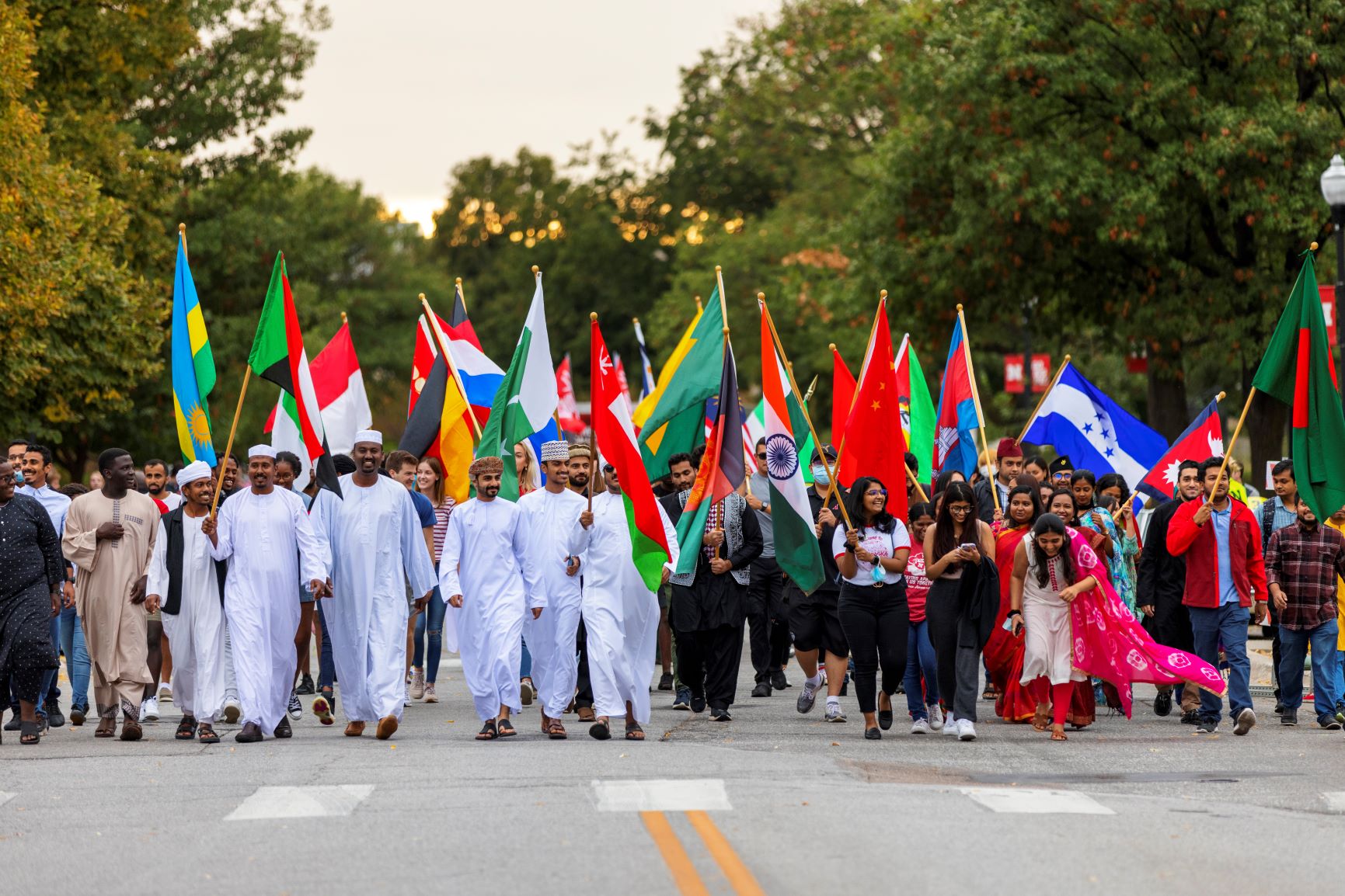 International Education Week celebrates the multicultural diversity of the university and the opportunities available for global experiential learning. Photo Credit: Craig Chandler