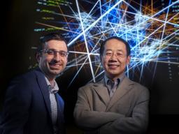 Hamid Bagheri (left) and Lisong Xu are using a $750,000 grant from the National Science Foundation to develop a tool that will address one of the most significant drivers of internet congestion: buggy congestion control algorithms.