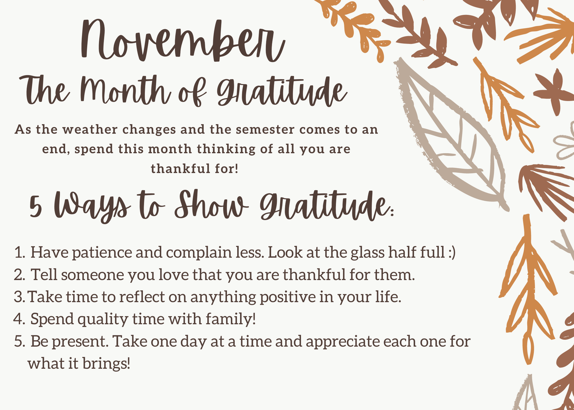 5 Ways to Show Gratitude 