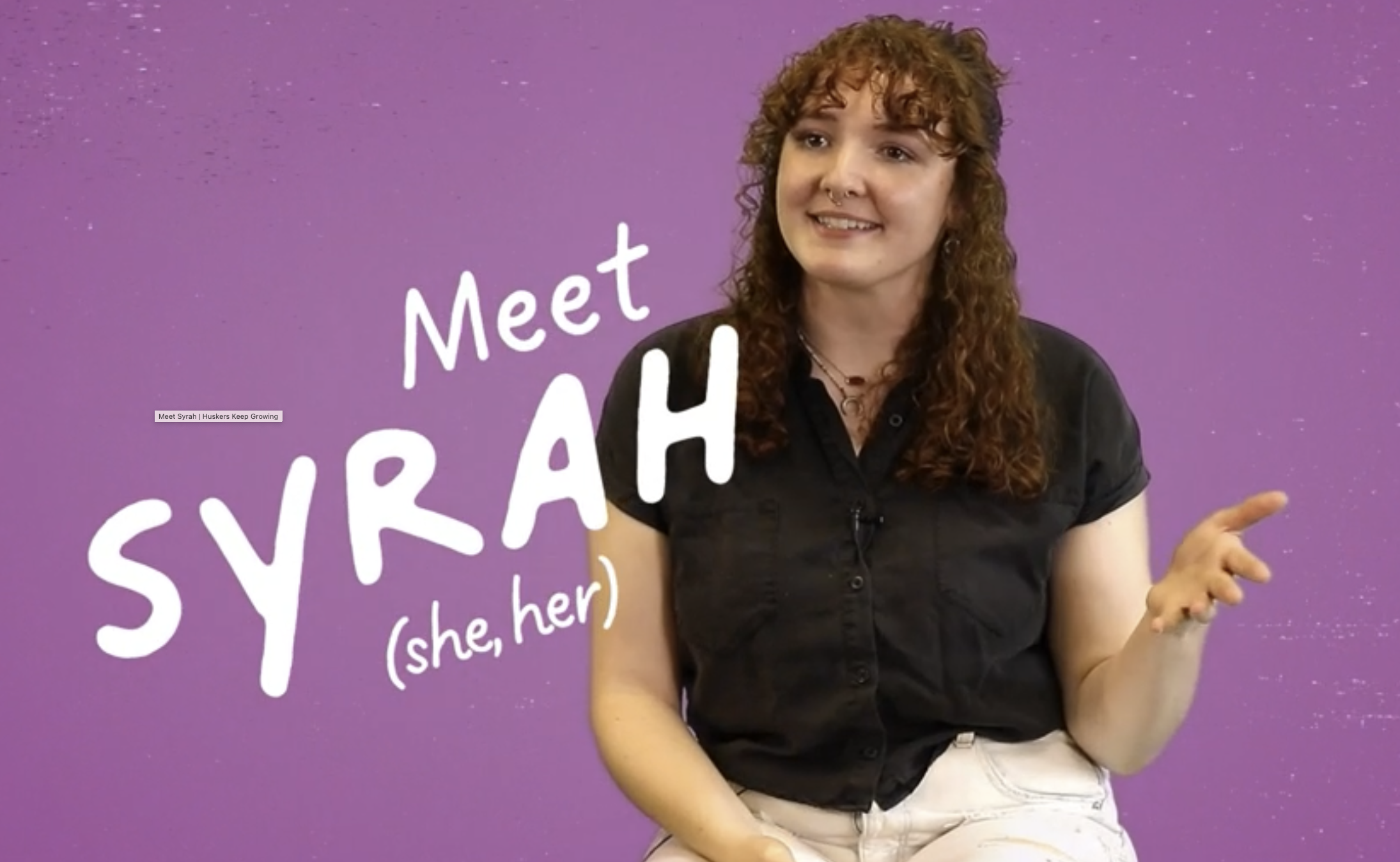 Syrah (she/her) is majoring in mathematics.