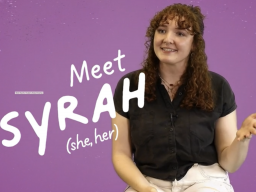 Syrah (she/her) is majoring in mathematics.