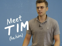 Tim (he/him) is majoring in software engineering.