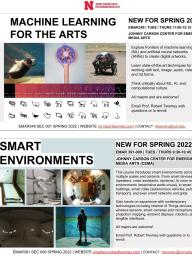 New Emerging Media Arts Courses!