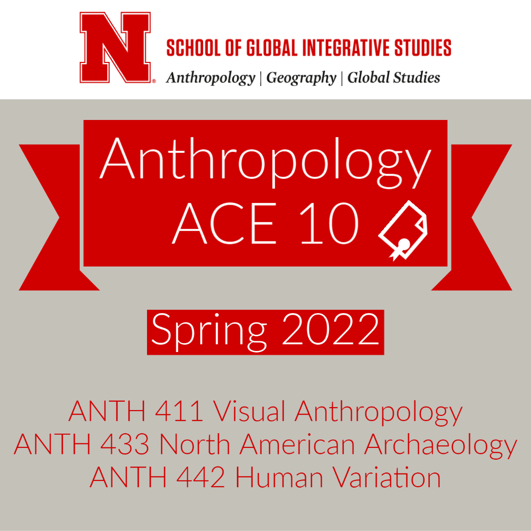 Anthropology ACE 10 Options for Spring 2022
