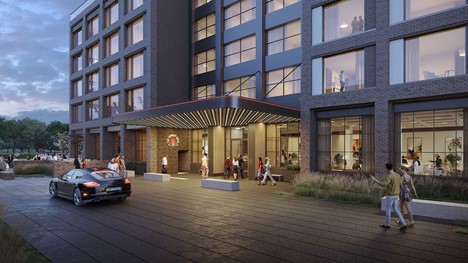 Rendering of The Scarlet Hotel